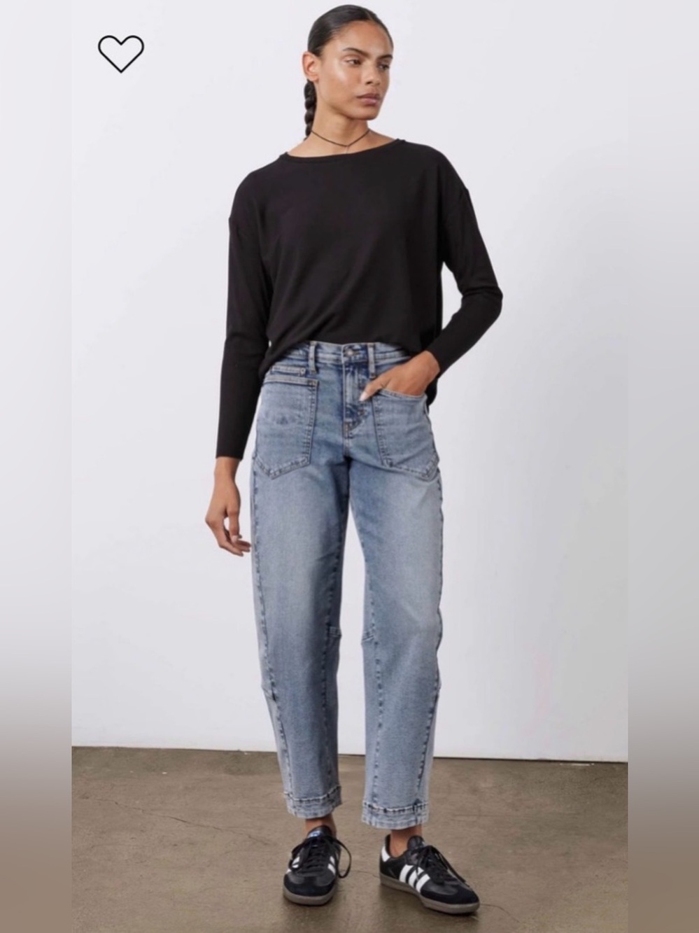 Ruti NWT Slouchy 2.0 Barrel Jeans Vintage Wave Size 2‎